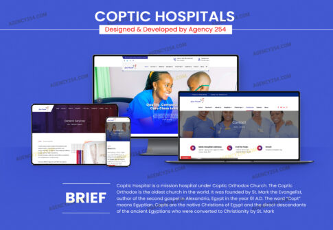 Coptic Hospital Website Design